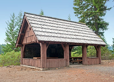 National Register #00000503: Fish Lake Shelter in Rogue River National Forest