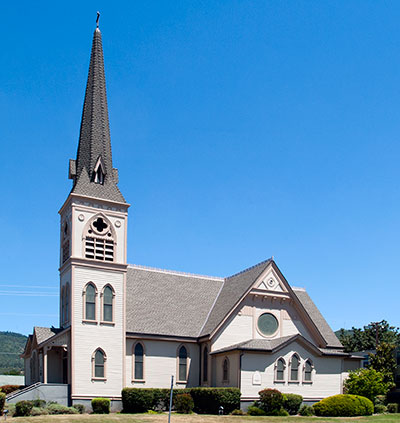 National Register #77001103: Newman United Methodist Church in Grants Pass