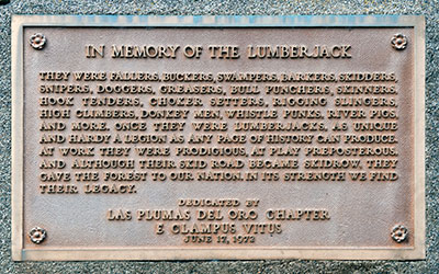 In Memory of the Lumberjack