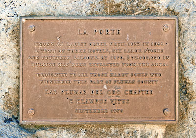 La Porte: Formerly Known as Rabbit Creek