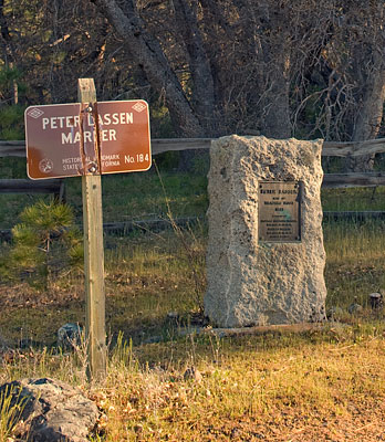 California Landmark 184: Site of Lassen Trading Post Near Greenville