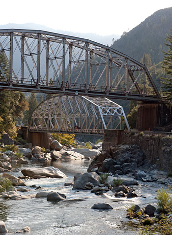 Pulga and Tobin Bridges on Feather River Scenic Byway