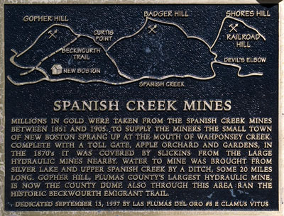 Spanish Creek Mines in Plumas National Forest