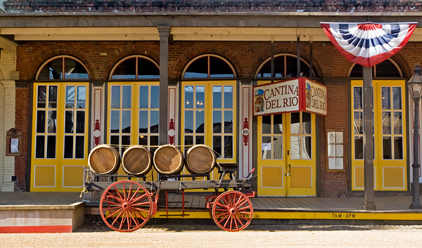 Old Town Sacramento During the Annual Gold Rush Weekend