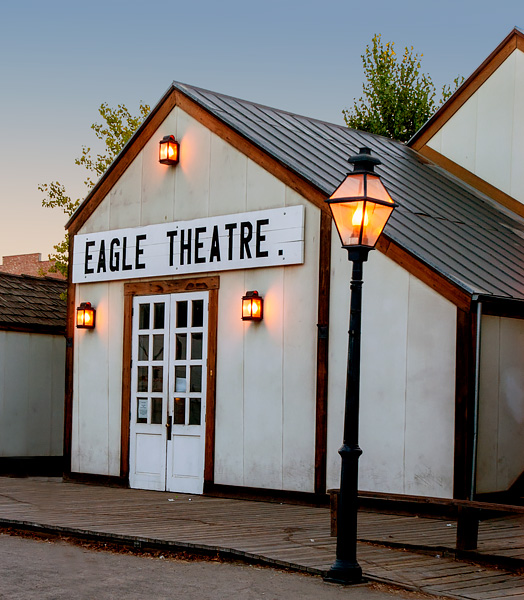 California Historical Landmark #595: Eagle Theatre in Old Town Sacramento