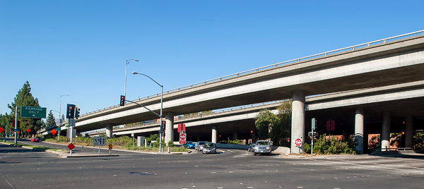 Interstate 5 in Old Sacramento