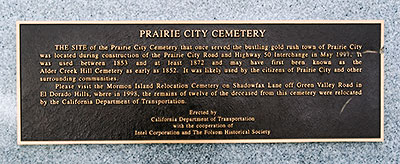 Site of Prairie City Cemetery
