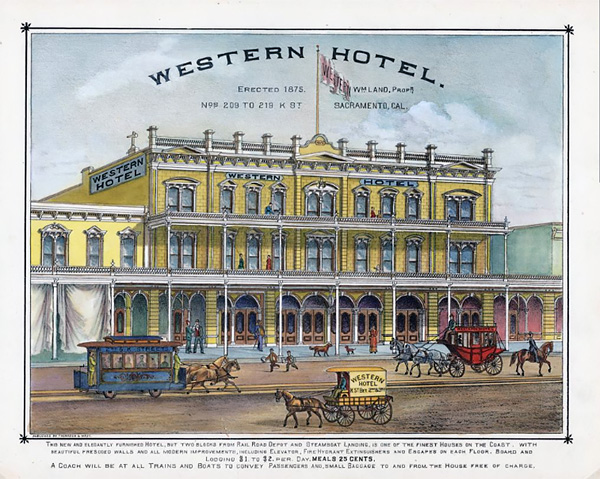California Historical Landmark #601: Western Hotel