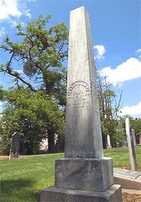 California Historical Landmark 657: Grave of Alexander Hamilton Willard