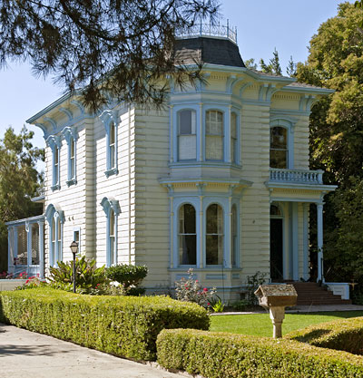 National Register #93000669: Joel and Rena Hawkins House in Hollister, California