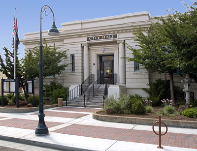 National Register #92000269: Carnegie Library in Hollister, California