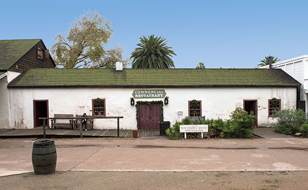 California Historical Landmark 71: Casa de Machado y Silvas in Old Town San Diego, California