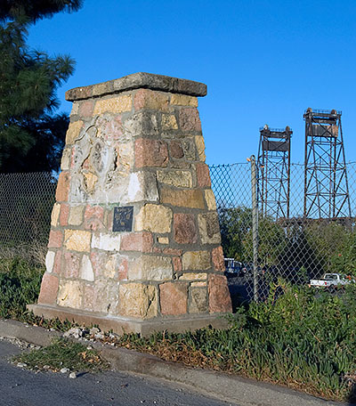 California Landmark 780-7: Transcontinental Railroad in Lathrop