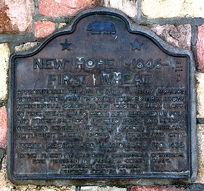 California Historical Landmark #436: New Hope