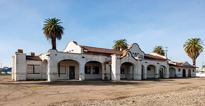South Wing of Western Pacific Depot in Stockton