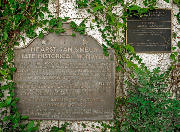 California Historical Landmark 640: Hearst San Simeon State Historical Monument