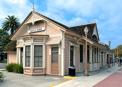 National Register #74000556: Menlo Park Railroad Station