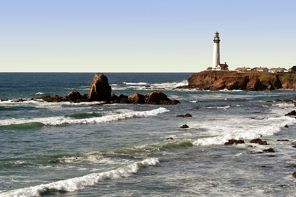 Pigeon Point Viewed from Mouth of Gazos Creek