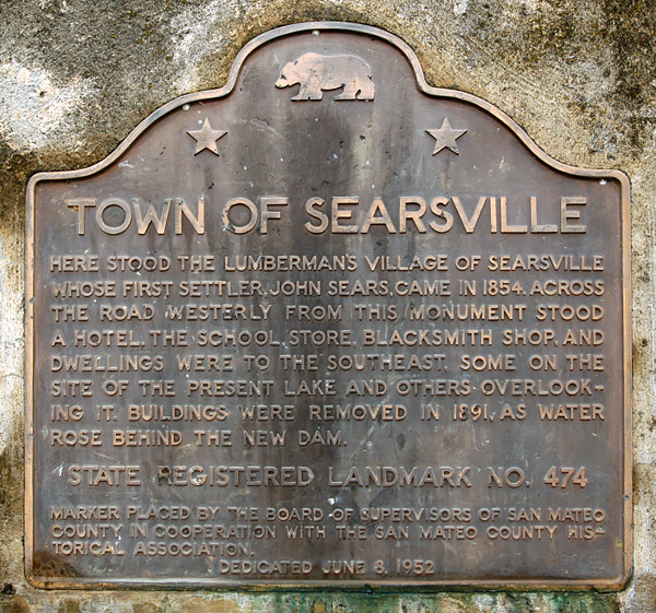 California Historical Landmark #474: Searsville Site