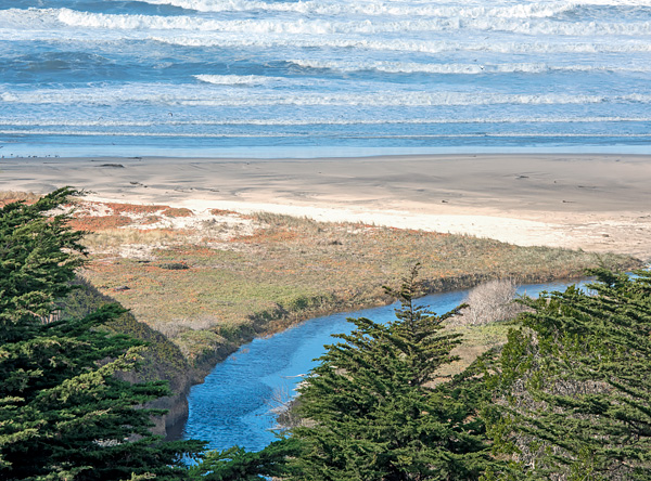 California Landmark 375: Portolá Expedition Camp at Tunitas Creek Indian Village