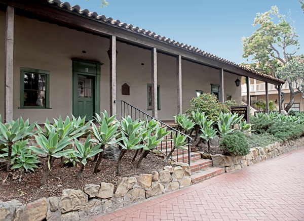 California Historical Landmark 721: Hill-Carrillo Adobe in Santa Barbara