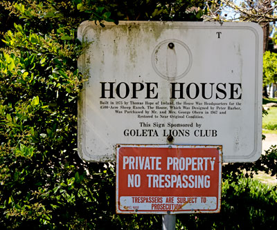 National Register #78000783: Thomas Hope House in Goleta