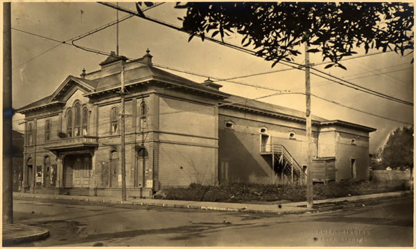 California Historical Landmark 361: Old Lobero Theatre in Santa Barbara