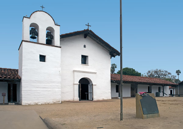 California Historical Landmark 636: Site of Royal Spanish Presidio of Santa Barbara