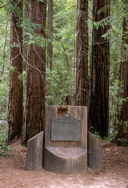 California Historical Landmark #827: Big Basin Redwoods State Park