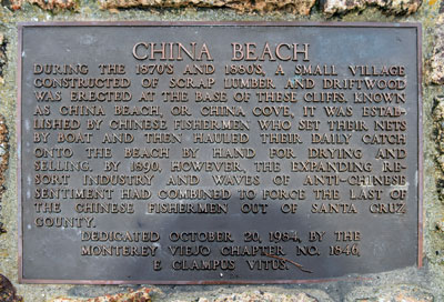 Point of Historic Interest: China Beach