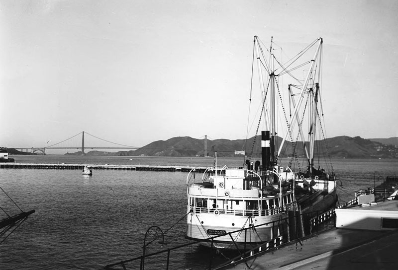 National Register #73000228: Wapama Steam Schooner in San