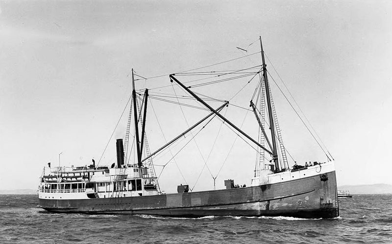 National Register #73000228: Wapama Steam Schooner in San