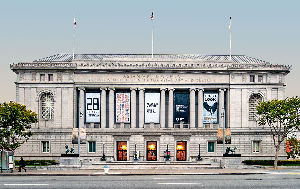 The Asian Art Museum was designed by George Kelham and built in 1916.