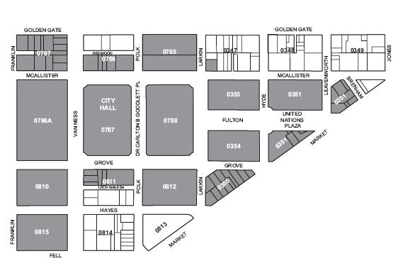 Map of Civic Center