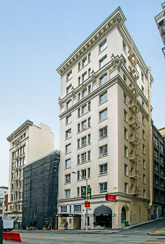 Baldwin Hotel at 321 Grant Avenue Designed by Ross and Burgren