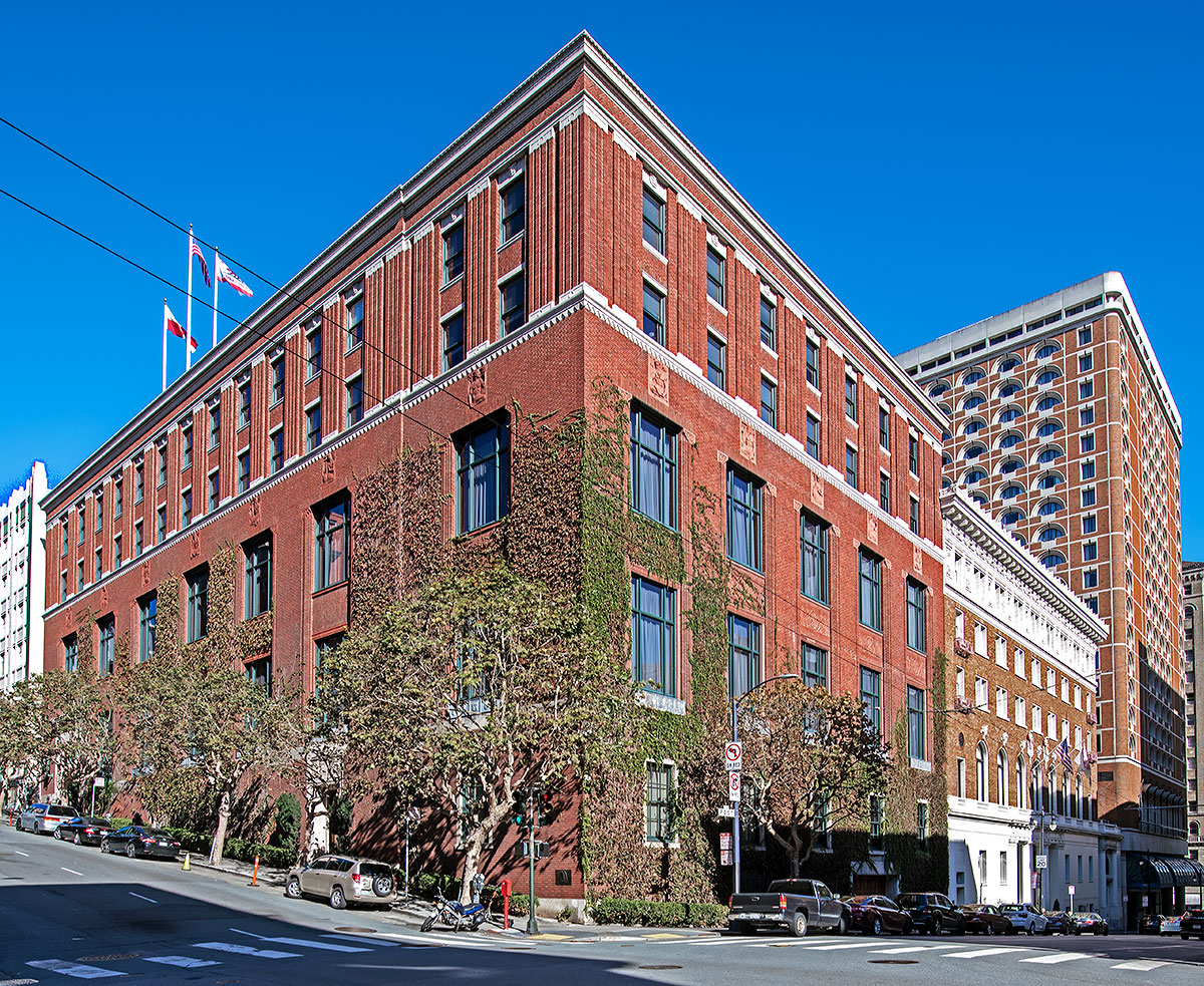 Bohemian Club buildinh designed by Lewis P. Hobart