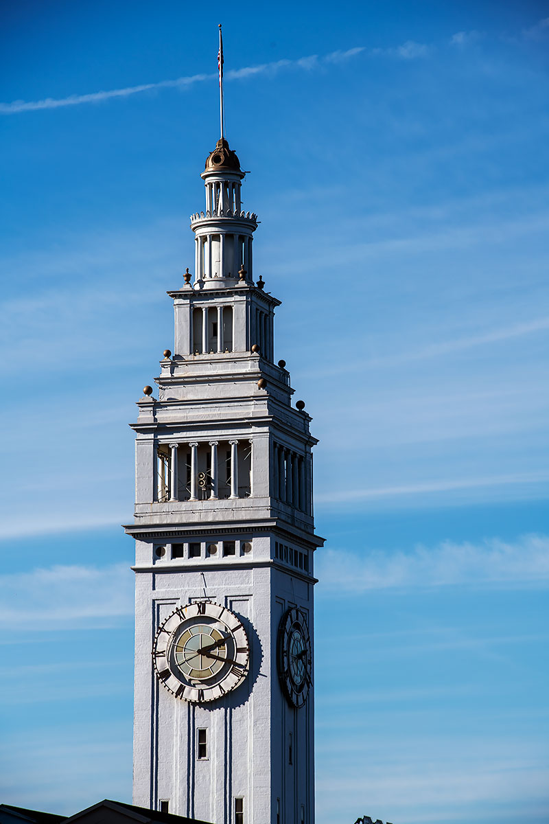 The Ferry Building was designed by Arthur Page Brown and built from 1894 to 1898.