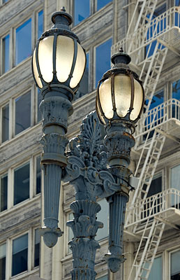 San Francisco Landmark 233: Golden Triangle Light Standards