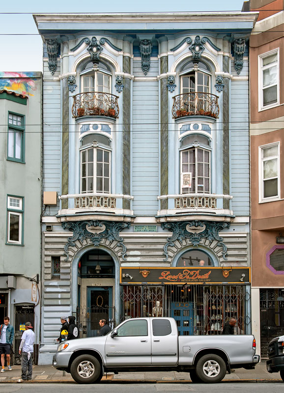 Building at 1677-1681 Haight Street was designed by James Francis Dunn and built in 1906