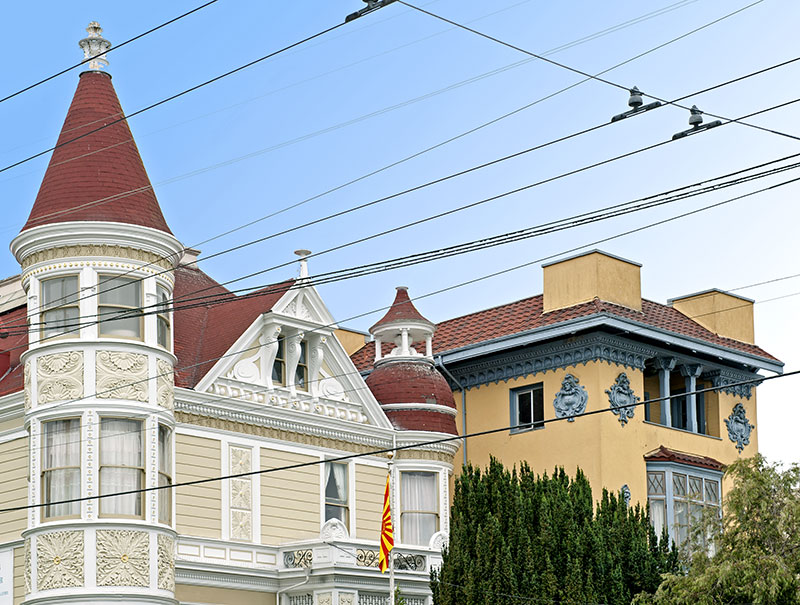 The residence at 405 Baker Street was designed by James Francis Dunn and built in 1904