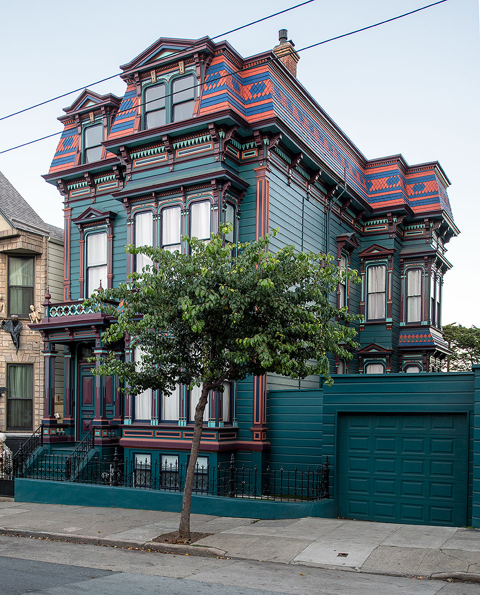 San Francisco Landmark #190: Charles Hinkel House and Carriage House