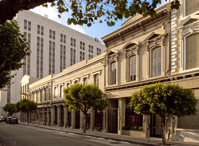 Columbus and Montgomery Streets in Jackson Square