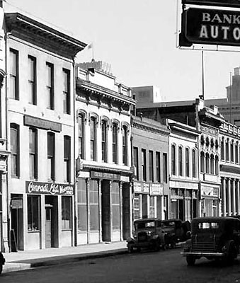 700 Block of Montgomery Street in 1934