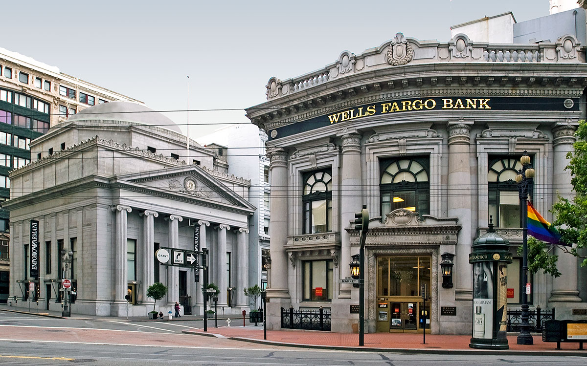 San Francisco Landmarks 132 and 131: Savings Union Bank and Union Trust Bank