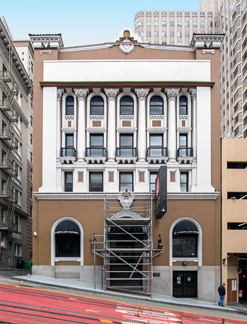 The former Elks Club designed by A. A. Cantin