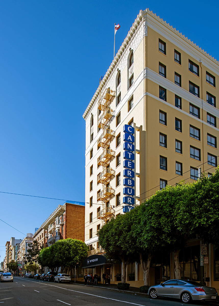 Canterbury Hotel at 750 Sutter Street