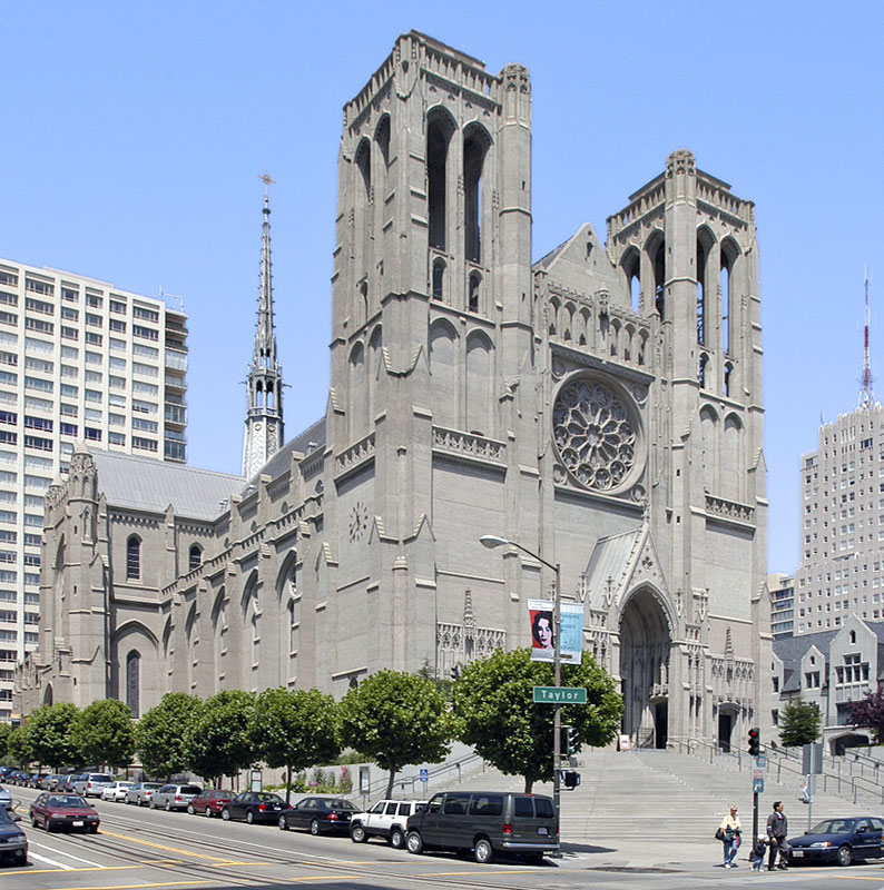 Grace Cathedral, designed by Lewis P. Hobart, built 1928
