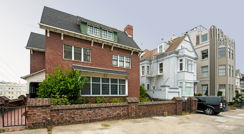 The Residence at 2190 Vallejo Street was designed by Edgar A. Mathews and built in 1904.