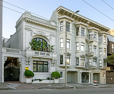 Arthur Conan Doyle House at 2151 Sacramento Street in San Francisco