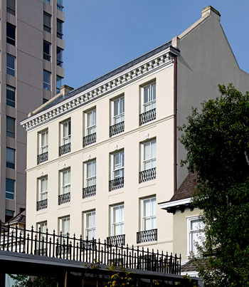 George A. Bos Apartments at 1050 Green Street in the Paris Block on Russian Hill